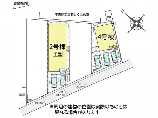 上尾市領家3期4棟 区画図