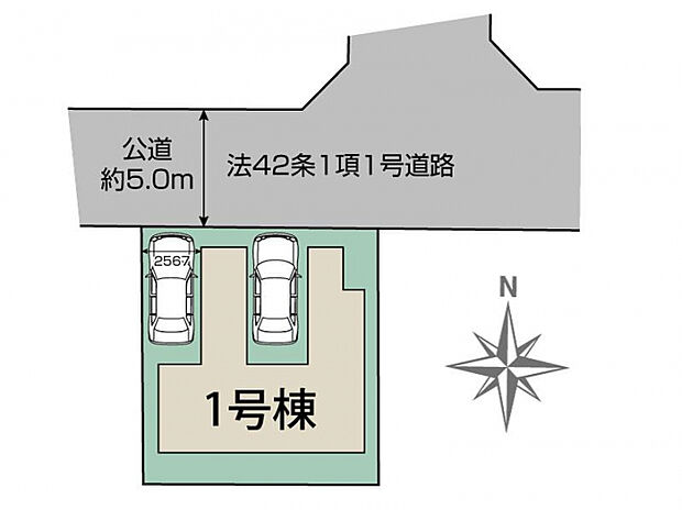川越市霞ケ関北3丁目5期1棟 区画図