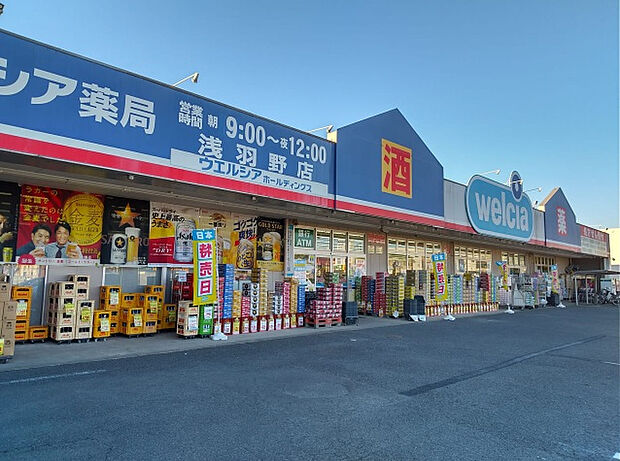 ウエルシア坂戸浅羽野店（約558m）