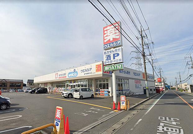 ウエルシア坂戸鶴舞厚川店（約890m）