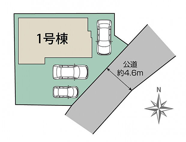 磐田市見付1棟 区画図
