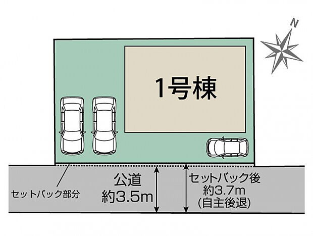 掛川市葛川1棟 区画図