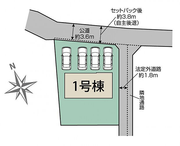 浜松市中央区米津町1棟 区画図