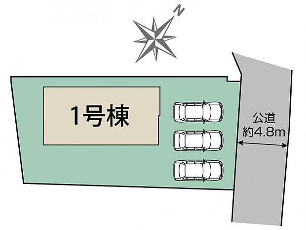 島田市阿知ケ谷2期1棟 区画図