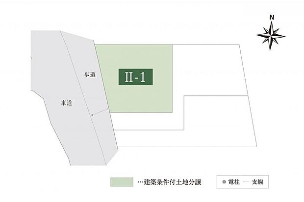 全体区画図 146.17m2(44.21坪)、車2台分の駐車場計画も可能です。