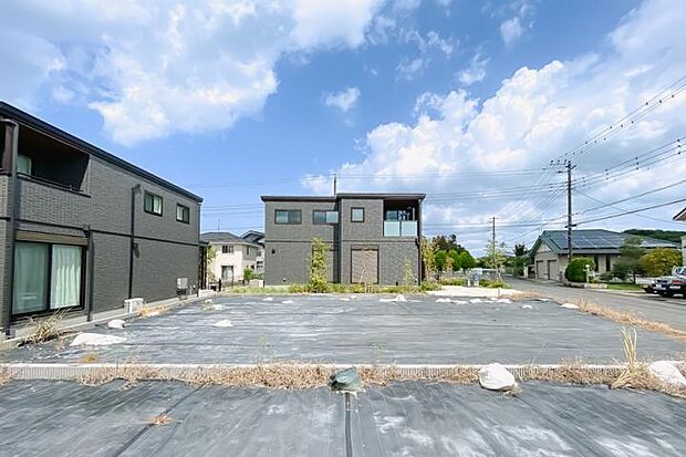 【No.3_土地4(撮影_2025年9月)】まちなみガイドラインに沿った美しい街並みに仕上げます。