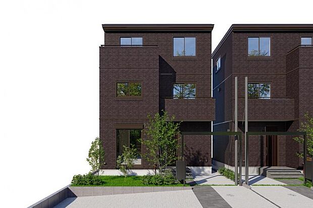 【No.4外観イメージパース　】※画像はすべてCGです。　洗練されたエクステリアデザイン。