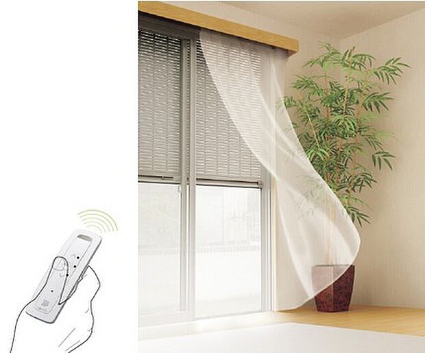 【3LDK】◇防犯面でもうれしい電動シャッター付きです! 台風や雨風も防げて周囲の目も気になりません。 リモコン式で操作も楽々。