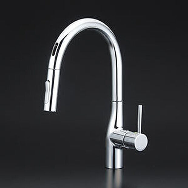 【浄水器機能付きタッチレスハンドシャワー水栓】◇非接触で操作できるタッチレス水栓を標準装備。ウイルス対策や小さなお子様のいるご家庭にも安心です。※イメージ