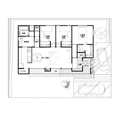 DKとウッドデッキが繋がる 平屋の家 その他