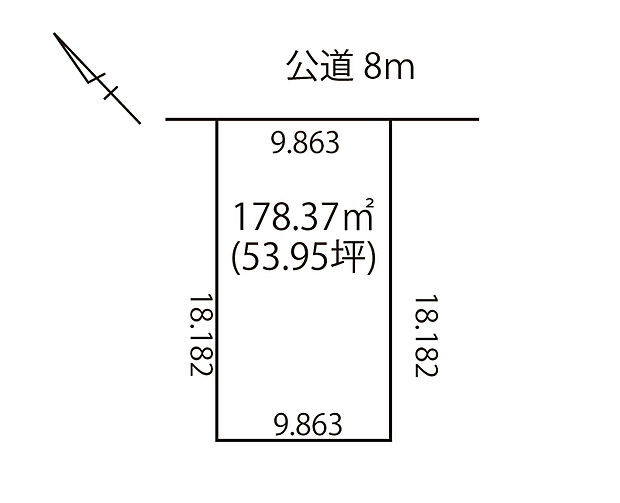 敷地を有効活用しやすく、自由度の高い住まいづくりが可能な整形地です。