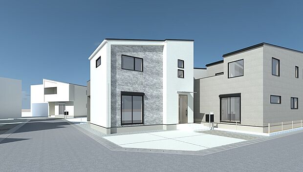 【No.7】グレーを基調とした、シンプルな中にも温もりを感じられる邸宅
採光と通風を確保しやすい角地区画となっており、明るく快適な住まいを実現します。