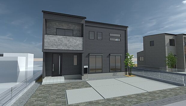 【No.5】ブラックを基調とした、シンプルな中にも温もりを感じられる邸宅
土間収納やパントリー、リネン庫、WICLなど、収納豊富な間取りプランです。