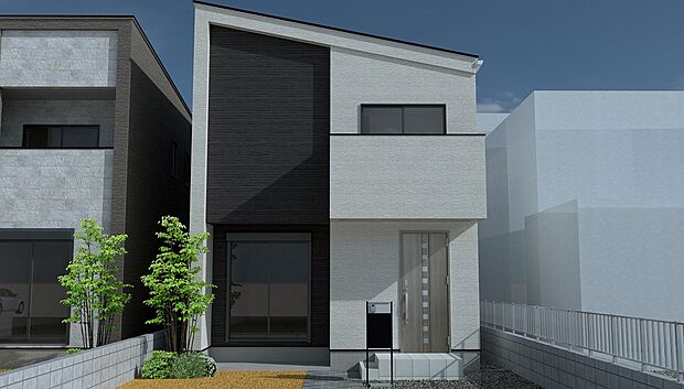 【No.2】ホワイトを基調としたシンプルモダンな邸宅
2階には将来的に分割可能な居室があり、家族構成の変化に合わせてフレキシブルにご活用いただけます。