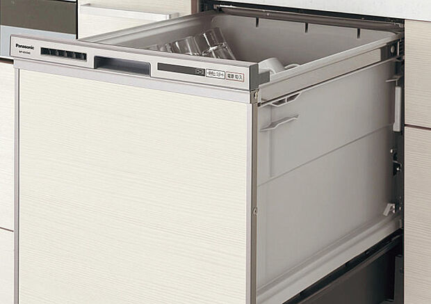 【食器洗い乾燥機】お料理後の後片付けをきちんとサポートするビルトインタイプの食器洗い乾燥機を標準装備