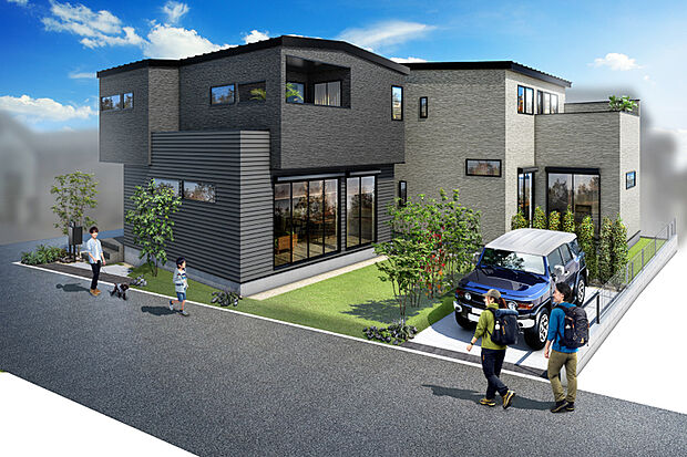 【広い庭を活かしたアウトドアリビング】広い緑庭としても魅力で、ペットと遊んだり、ガーデニングを楽しんだりと好きな時間を過ごせます。