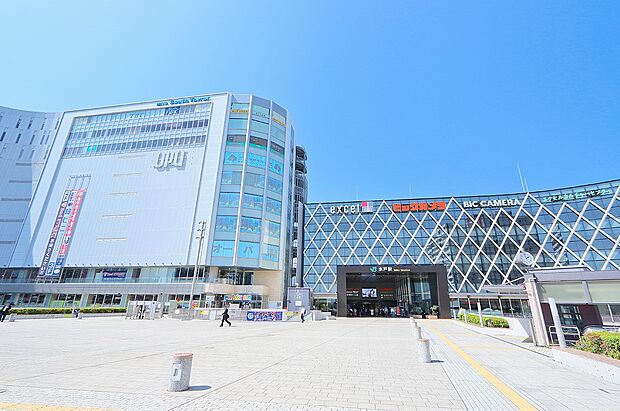 JR常磐線「水戸」駅（約2,410m）