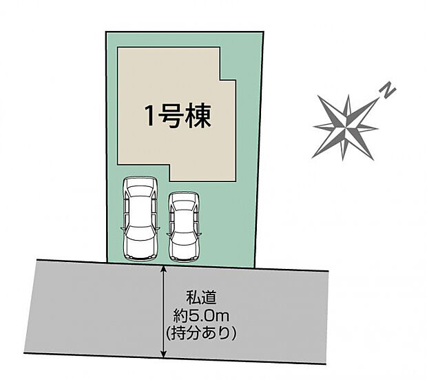日野市西平山5丁目1棟 区画図