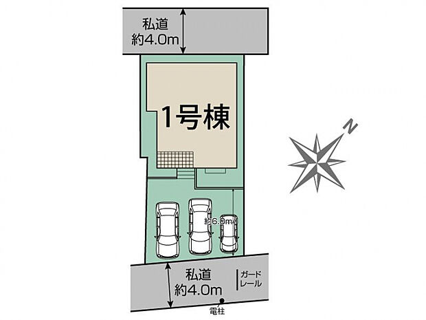 鎌ケ谷市南初富4丁目1棟 区画図