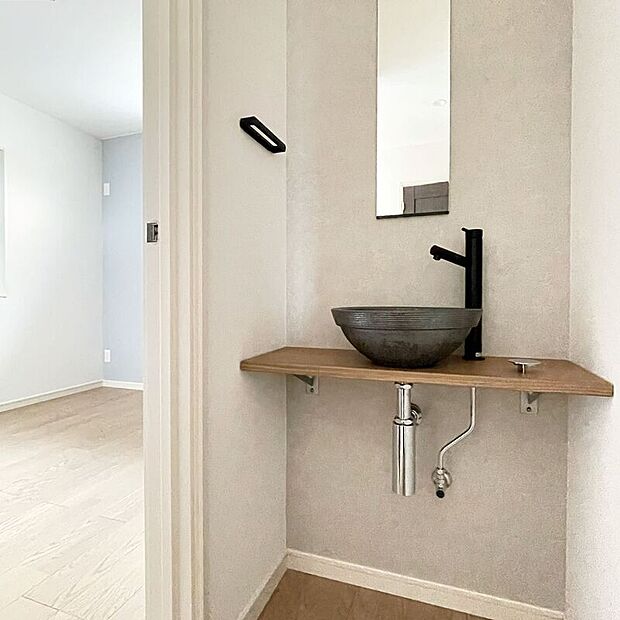 【やっぱり便利♪#サブ洗面】#ただいま手洗い 建物参考価格1540万円~のお家づくり #手洗い#サブ洗面(弊社施工例)