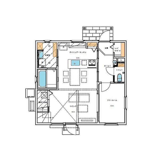 1階面積：57.97m2