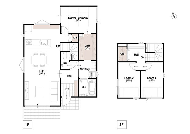 参考プラン(間取)
集いとプライベートを両立できる間取りで、
家族のコミュニケーションが自然と増える住まい。
