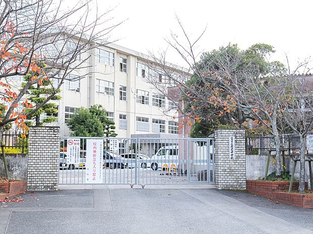 老司中学校(約933m)