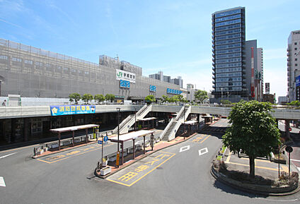 JR宇都宮駅（西口） 現地から2180m～2210m。(徒歩28分。(最長))