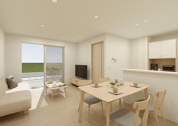 【内観参考】LDKのインテリアスタイルは家族の好みの色や素材感によって4タイプより選択いただけます。