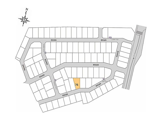 ※区画図には商談中区画も含みます。最新の販売状況は資料請求またはお電話にてお問合せください。