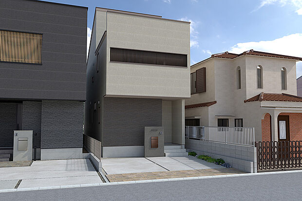 完成予想パース(1号棟)