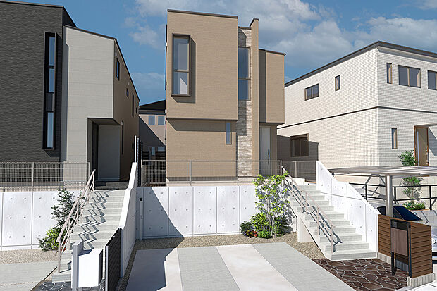 完成予想パース(1号棟)