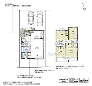 隣地の状況を考慮し、LDKを東側に計画しました。また南面だけでなく東面にも窓を計画することで、東からリビングいっぱいに朝日が差し込む明るく心地よい住まいとなっています。

※設計性能評価取得済 