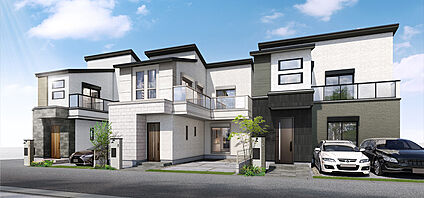 分譲地外観パース