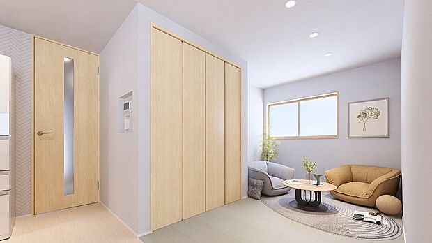 【【No.4】洋室】LDKの一部に洋室にもなるスペースを確保