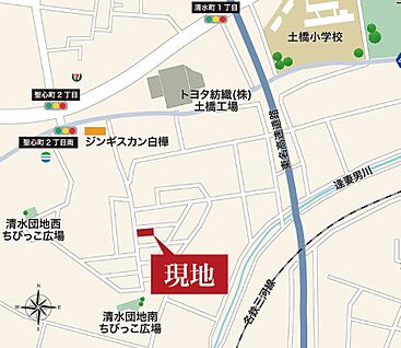 【現地案内図】