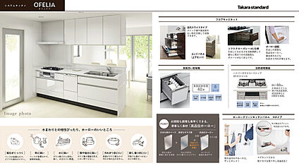 標準仕様のシステムキッチン