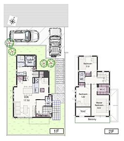 【大幅な価格改定】を行いました！！！ 吹抜けがある開放的なLDK。ロススタイルのモダンなインテリアに仕上げております。収納も多く、部屋がスッキリ見える使い勝手の良い家に仕上がっております。駐車スペースも２台分あり便利！ 