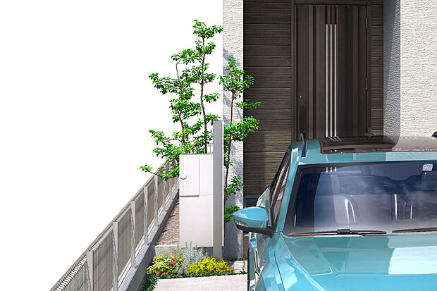 【【四季を感じられる植栽を採用】】植栽を計画し、こもれびや自然のゆらぎを創り出しました。小鳥のさえずりが聞こえたり、緑の景色を愉しんだり、自然の心地よさを感じることができます。