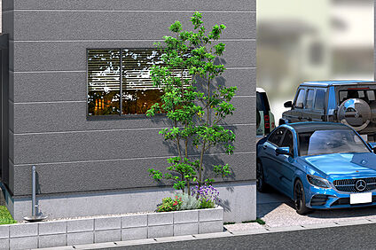 【季節を呼び込む植栽】