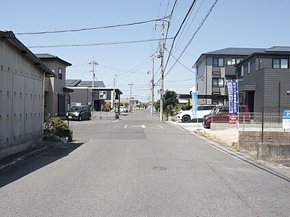 現地写真（前面道路）