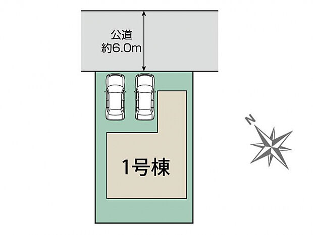 さいたま市見沼区深作3丁目1棟 区画図
