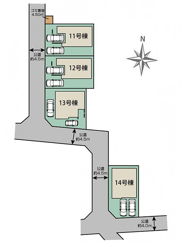 Green Park ～West Area～ 区画図