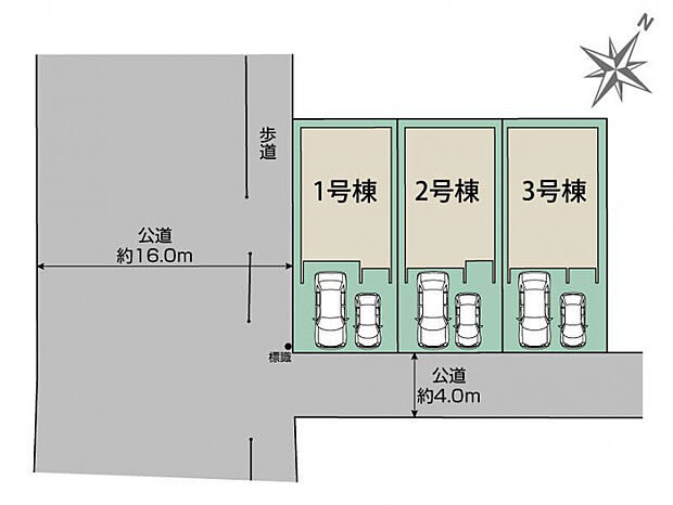 さいたま市見沼区春岡2丁目3棟 区画図