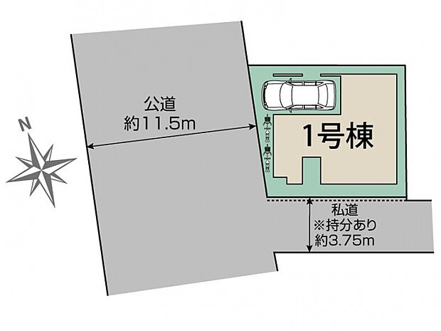 川口市前川2丁目1棟 区画図