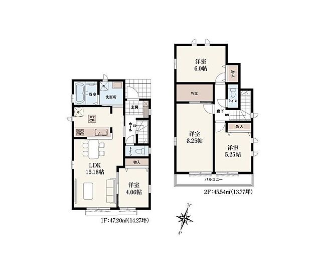 (A号棟)、価格6490万円、4LDK、土地面積120.04m2、建物面積92.74m2