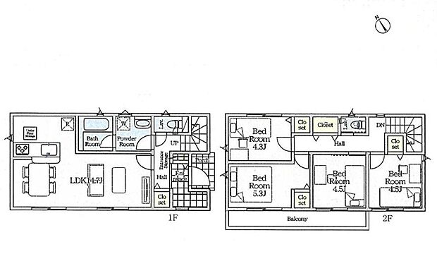 (3号棟)、価格6390万円、4LDK、土地面積110.04m2、建物面積83.42m2