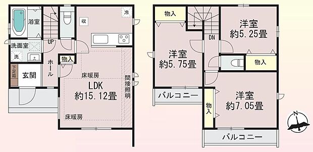 (A号棟)、価格7690万円、3LDK、土地面積102.59m2、建物面積80.72m2