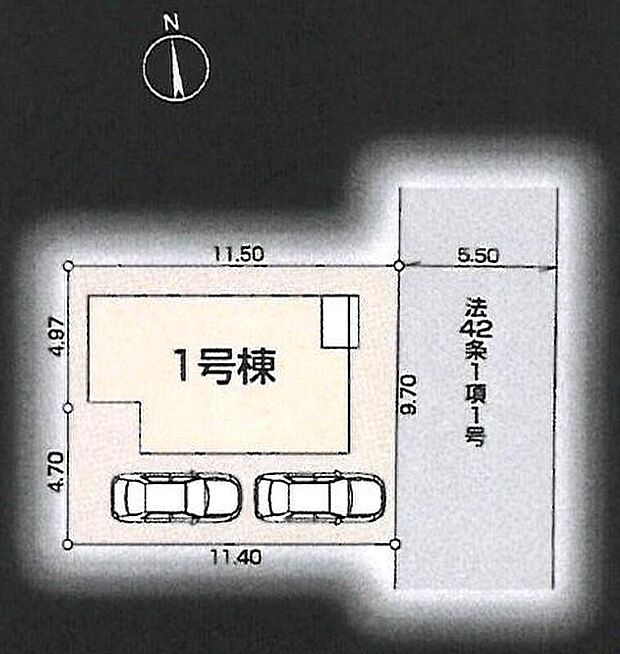 車種により、カースペース2台分ございますので、家族分の自転車を駐輪したり、来客用の駐車スペースとしてもお使いいただけます♪