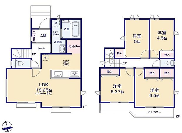 【4LDK】ご家族と会話をしながらのお料理は楽しいですね。出来上がった料理をお子さんが運ぶなどお手伝い時間も増えそう!